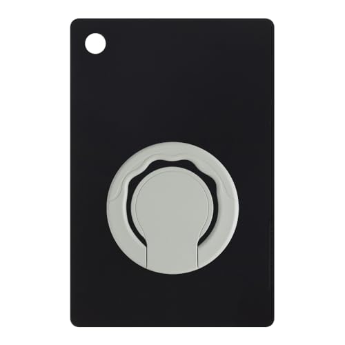 Coque Samsung Tab A8 antichoc avec anneau pivotant 360 et poignée noire