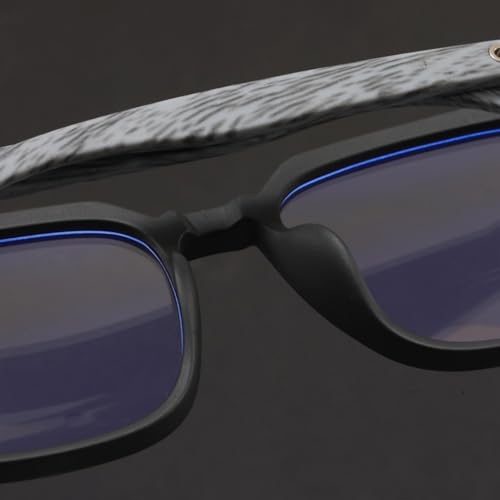 Lunettes anti-lumière bleue TR90 vert clair C4 à monture large