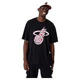  New Era T-Shirt Miami Heat NBA Infill Logo