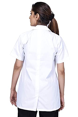 Image of UNLEASHED Half Sleeves Premium LAB Coat for Doctors, LAB ASSISTS, Factory Workers