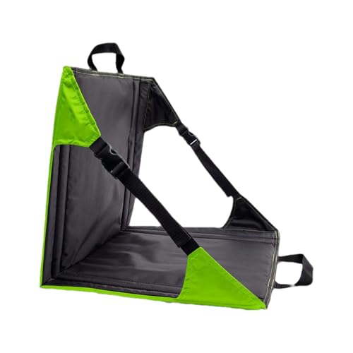 Asiento de picnic con respaldo, silla de camping con respaldo | Silla plegable al aire libre | Cojín plegable de asiento de estadio impermeable para exterior, pícnic, senderismo, pesca