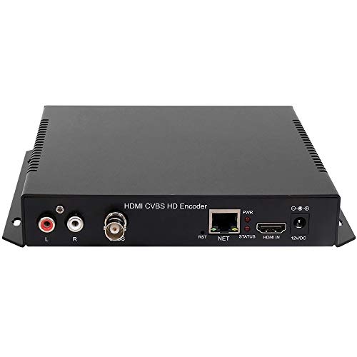 URayCoder MPEG-4 /H.264 AVC HDMI + CVBS/AV/RCA Encoder HD SD Video Audio to IP Encoder IPTV HDMI to RTMP Live Streaming Transmitter H264 with HTTP RTSP RTMP HLS ONVIF Protocol