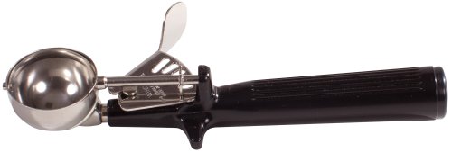 Winco Ice Cream Disher with Black Handle, Size 30