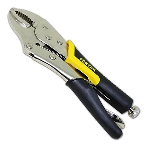 Alicate de Pressão Boca Reta 10 Polegadas 25 cm Cabo Emborrachado