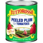 TuttorossoPeeled Plum Shaped Tomatoes 28 Oz