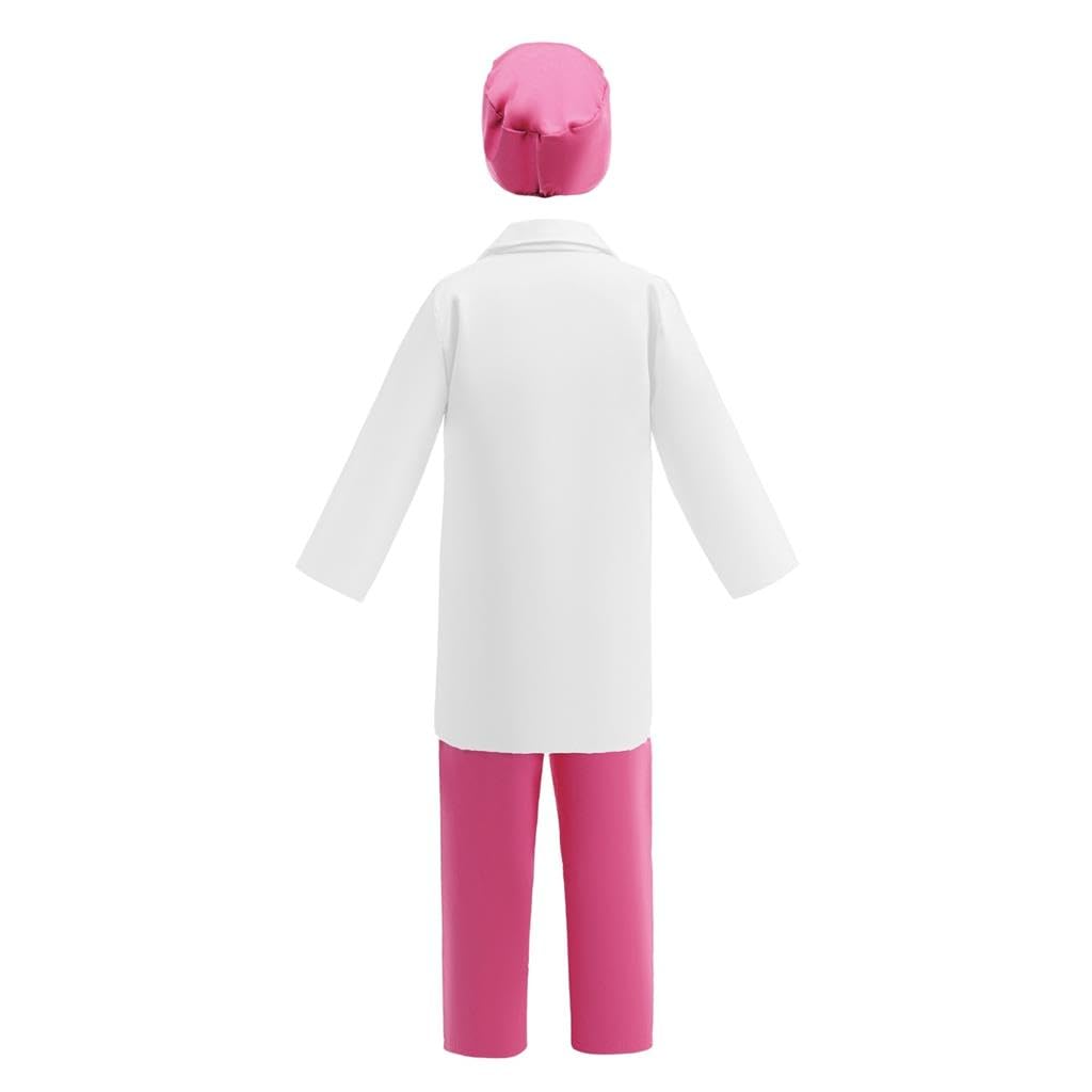 Lito Angels Kids Nurse Costume Set including Lab Coat Scrubs Medical Accessories for Girls Career Day Doctor Role Play Halloween Cosplay - Image 2