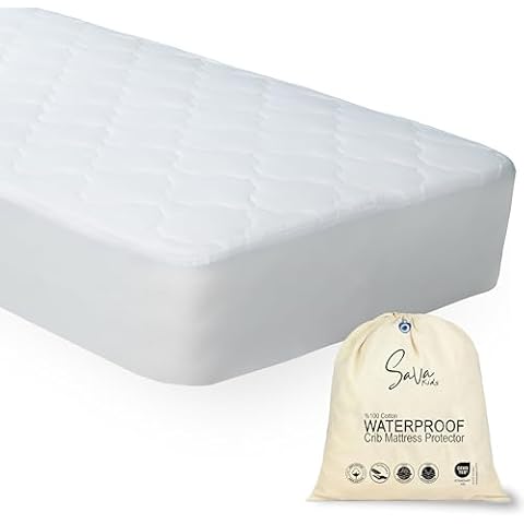 Sava Kids Waterproof Crib Mattress Protector Cover
