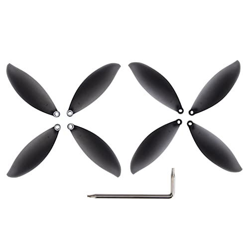 Oumefar Keenso Drone Hélice, 8pcs CCW/CW Propeller Blades Props pour Parrot Anafi Drone RC Quadcopter Accessoire