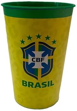 Copo Seleção Brasileira Oficial Rumo ao Hexa - Plástico 550ml