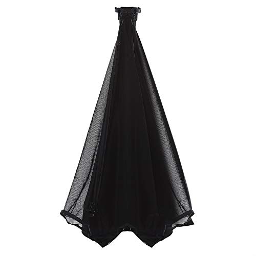 Image of Dream On Me Onyx Playpen Canopy Top, Sun Shade that Blocks Up to 98% UVA /UVB Rays, Breathable Mesh, Removable Tent Top Accessory for Onyx Playpen, Black