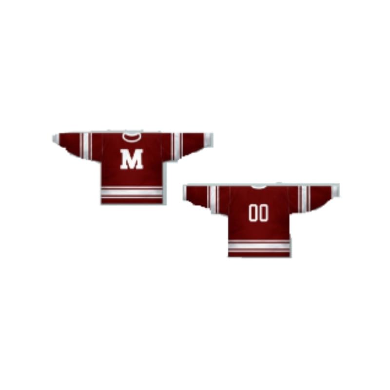 Generic Montreal Maroons Hockey Jersey Sewn Custom Name Number, Large