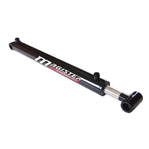 Image of Magister Hydraulic Cylinder 1.75 inch Bore x 14 inch Stroke, Loader Welded Hydraulic Ram with Cross Tube Ends, Double Acting Hydraulic Piston 3500 PSI (WLD 1.75x14)