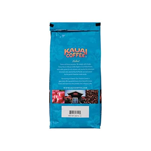 Kauai Coffee Whole Bean Coffee – Smooth, Non-Bitter Pure Arabica – Nutty Notes and Sweet Chocolate Overtones – Grown on Hawaii's Largest Coffee Farm – Koloa Estate Dark Roast, 1 Pack of 32oz