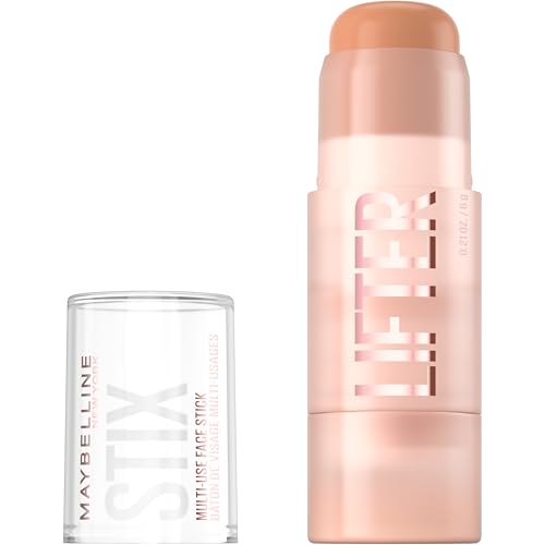 Maybelline Lifter Stix Multi-Use Face Stick - Contour, Bronzer, Concealer and Foundation Stick, All-In-One Creamy Face Makeup with Cranberry Seed Oil, 30, 1 Count