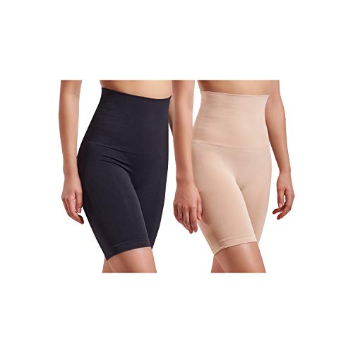 Image of Skinnygirl Women's Mid-Length Seamless Slip Shorts, Multipack