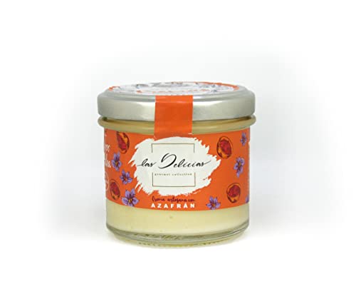 QUESOS LA ALDEA | Crema de Queso | Semicurado con Azafrán | Fabricada Artesanalmente | Perfectas para Untar | Más Sabores Disponibles | Azafrán, Pimiento Rojo, Queso de Cabra, Higos