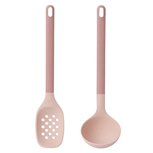 Berghoff Leo 2pc Soup Set, Pink Skimmer and Serving Ladle