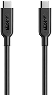 Anker Powerline II USB-C to USB-C 3.1 Gen 2 Cable (3ft) with Power Delivery, for Apple MacBook, Huawei Matebook, iPad Pro 2020, Chromebook, Pixel, Switch, and More Type-C Devices/Laptops