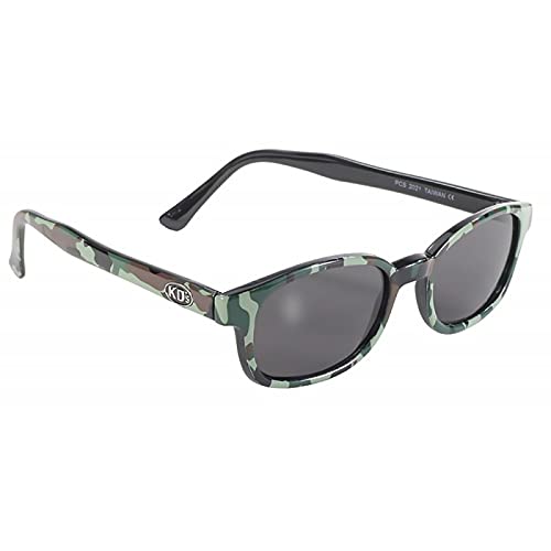 Lunettes de soleil sportifs et motards KD's 2021 camouflage homme femme sous casque vélo ski