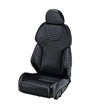 AM19 Style Topline Asiento de Conductor, Piel, Copiloto, Negro