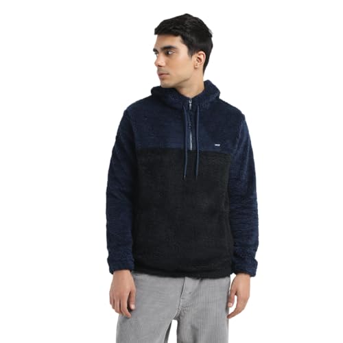 Image of Levi's Men Polyester Regular Fit Hooded Sweatshirt