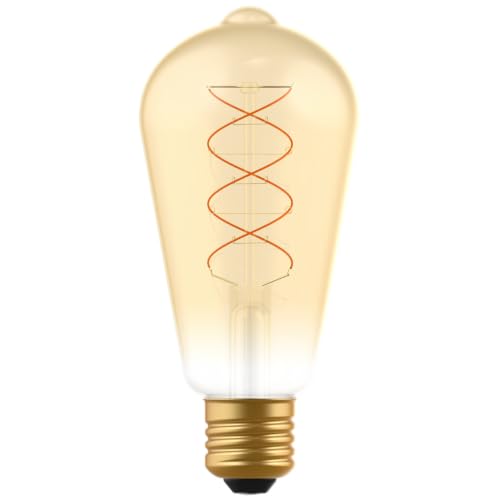 LED's light 0620194 LED Edison E27 dimmbar 5W extra-warmweiß Gold ST64
