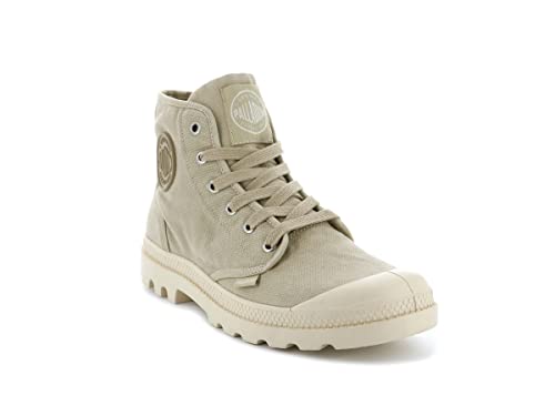 Image of Palladium Pampa Hi Men's Outdoor Boots | Hiking, Trekking & Riding Ankle Boots | Stonewashed Canvas, All-Season, Quick-Dry