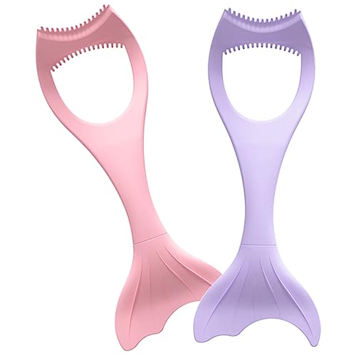 ELAYARD 2 piezas Herramientas de Silicona para Delineado de Ojos Reutilizables Plantillas Multifuncionales para Maquillaje de Pestañas Sombras y Eyeliner para Mujeres Fácil Limpieza y