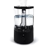 Cool Mist Humidifier for baby, Ultrasonic Humidifier ,with 7 Colors LED Lights,Top Fill ,3L Water Tank Capacity,24H Work Time , Quiet for Bedroom, Living Room, Easy Clean, Black