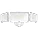 GLORIOUS-LITE Dusk to Dawn Security Light with 3500LM, 35W Flood Lights Outdoor, IP65 Waterproof & ETL Listed, 5500K White Light, Adjustable 3 Heads Wall Exterior Light for Garage, Backyard,Patio