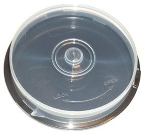 4 Pieces of Clear & Black CD Beehive / Cakeboxes - Holds 10 Discs (Beehives, Cakebox, Cake Box, Bee Hive)