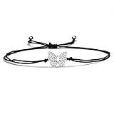 armband schmetterling gold Das Schmetterlingsarmband besteht aus hochwertiger glatter Schnur, die nicht leicht zu verblassen ist, kein Rost. Nickelfrei, bleifrei und keine andere schädliche chemische Zusammensetzung.