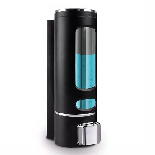 Image of b2 ABS Plastic Soap Dispenser for Bathroom Wall Mounted Shampoo Conditioner Hand Wash Gel Dispenser Liquid Soap Sanitizer Dispenser for Basin Kitchen Sink 400Ml Pack of 1 (Modal - 3)