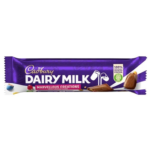 Cadbury Dairy Milk Marvellous Creations, with Jellies, Popping Candy & Cocoa Chunks, 47 g (Pack of 24)