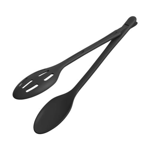 rena germany® Salat und- Vorlegebesteck - 1 Stück - Hitzebeständig - Spülmaschinengeeignet - Made in Germany mit 5 Jahren Garantie (Schwarz)