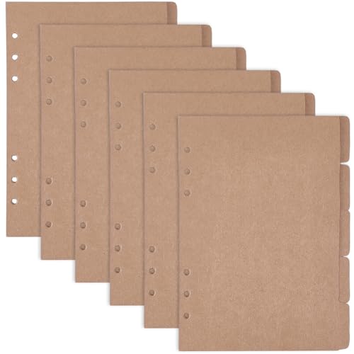Intercalaires kraft A5 pour structurer un classeur encombré et retrouver vos notes