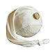 AMOS and SAWYER Knotted Sleeping Hat, Photography Prop (Newborn, Ivory - Round Button)