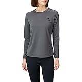 [ルコックスポルティフ] ロングTシャツ ロンT 長袖 エコペット 吸汗速乾 UVカット インナー シンプル ワンポイント レディース CHC (QMWTJB30Z) M