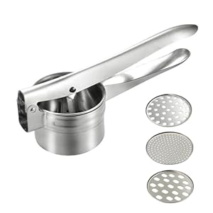 Surplex MNYANIQI Edelstahl Kartoffelpresse Set