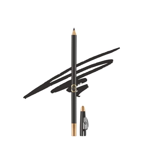 Image of Colors Queen Matte Eyeliner & Lip Liner Enriched with Vitamin A & E | Smooth Application | Highly Pigmented | Long Lasting Lip Liner Pencil with Inbuilt Sharpener (01 - Black)