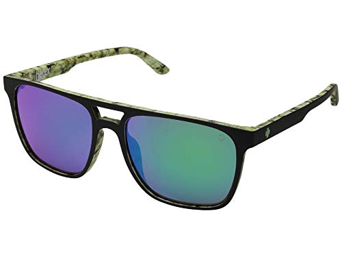Spy Czar Sunglasses Matte Black Cushwall with Happy Gren Spectra Lens