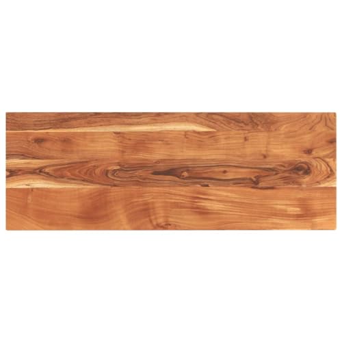 vidaXL Tischplatte, Holzplatte Rechteckig, Massivholzplatte für Bartisch Beistelltisch Esstisch, Ersatztischplatte, 160x50x2,5cm Akazienholz