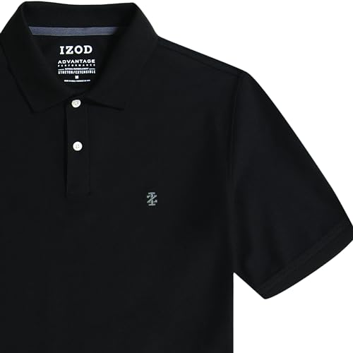 izod black polo