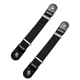 Labetue 2Pack Invisible Waist Belts with Snapping Closure Lightweight Design for Denims and Chinos Invisible Waistband Belt