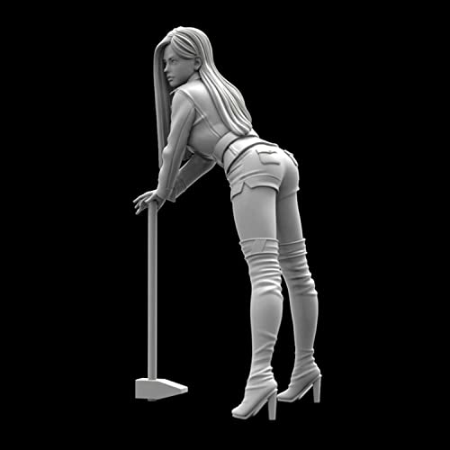 Figura Resina Mujer Guerrera Moderna 1/12 Sin Pintar miniatura 2