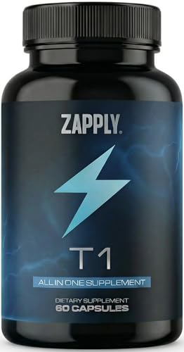 Zapply Testo Charge Booster Pro - Booster ProSupplement Natural Capsules T1 - ProVitamin Advanced Formula Zapply T1 Multivitamin Overall Health Wellness