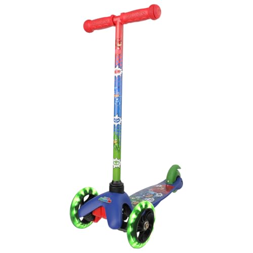 Image of Self Balancing Kick Scooter with Light Up Wheels, Extra Wide Deck, 3 Wheel Platform, Foot Activated Brake, 75 lbs Limit, Kids & Toddlers Girls or Boys, for Ages 3 and Up