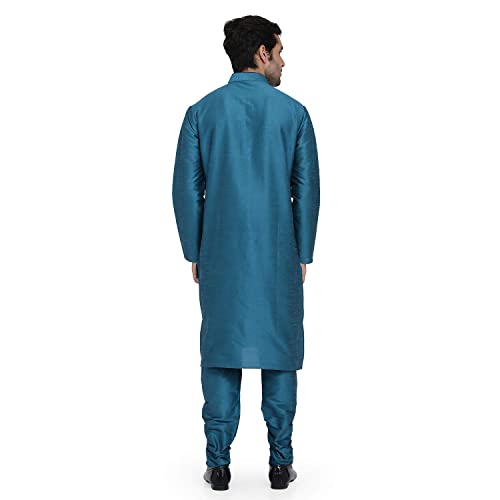 Image of Royal Kurta Mens Silk Blend Long Kurta (Only Kurta)