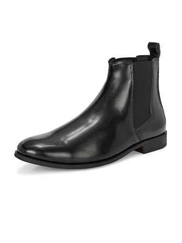 Image of EL PASO Men Faux Leather Casual Chelsea Boots