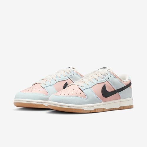 Nike Dunk Low Women's Shoes (HJ7341-474, Glacier Blue/Arctic Orange/Pale Ivory/Off Noir) Size 10